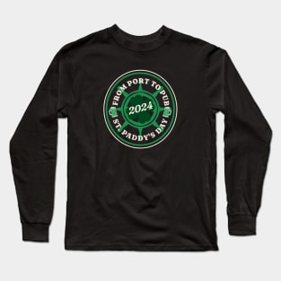 From Port To Pub - Cruise Vacation - St. Patrick's Day 2024 Long Sleeve T-Shirt